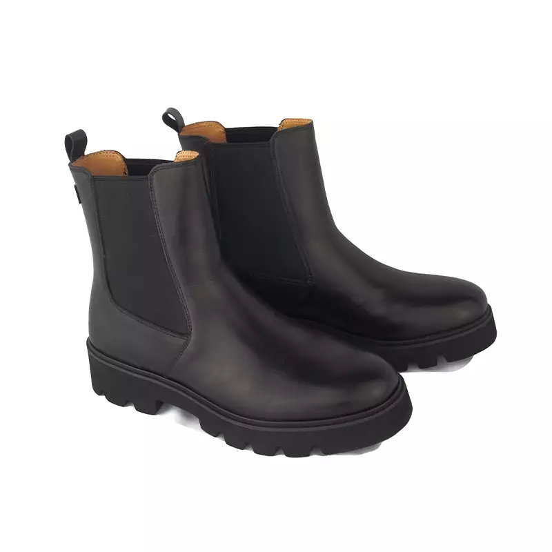 Sepatu Boots Wanita Kulit Gino Mariani Airy Black