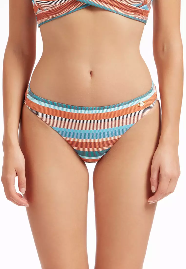 Sunseeker Baydere Stripe 印花條紋比堅尼泳褲
