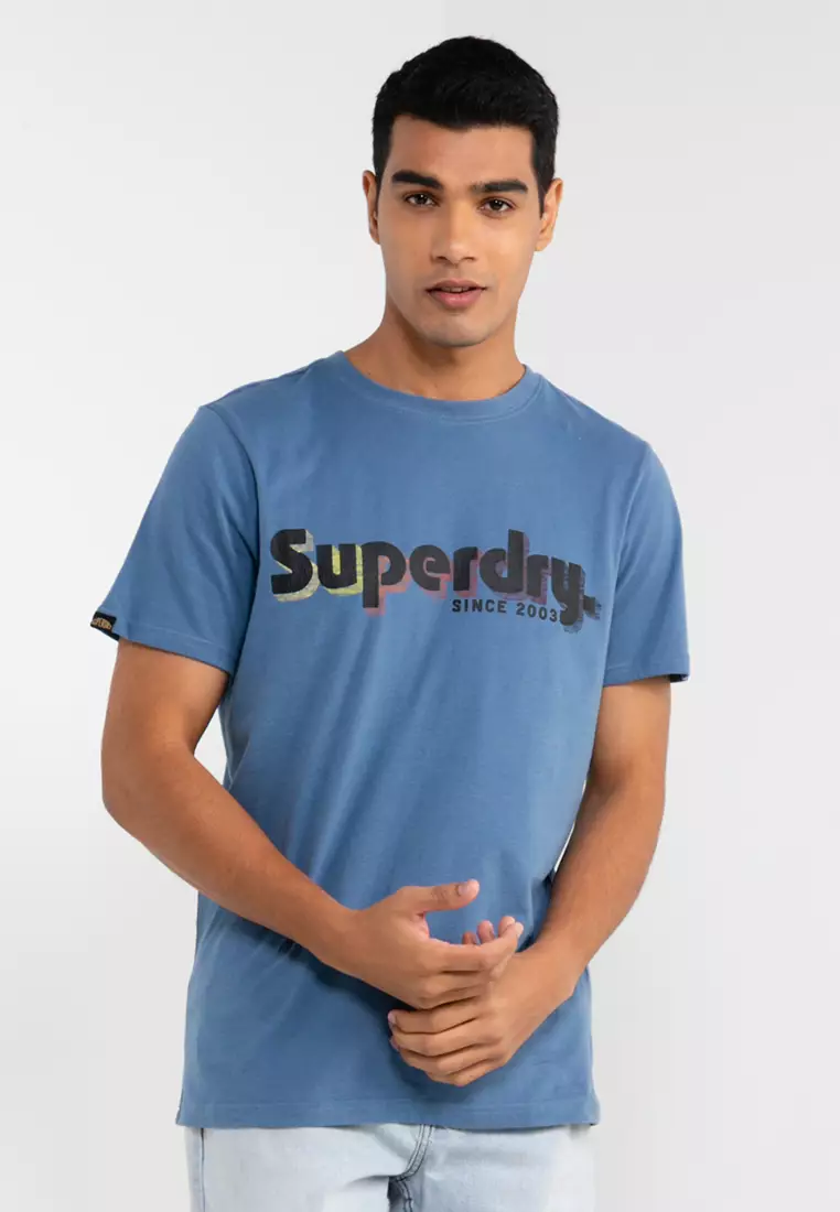 Buy Superdry Terrain Logo Classic T Shirt Original Vintage