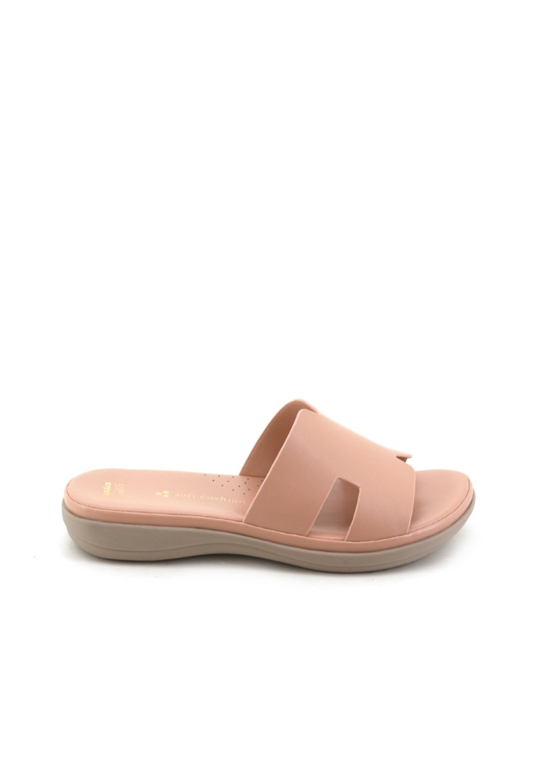[Best Seller] BATA COMFIT Women Pink Slip On Sandals - 5615337