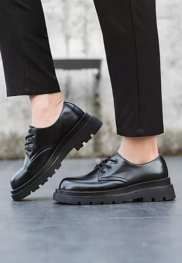 厚底真皮德比鞋 MK812-1