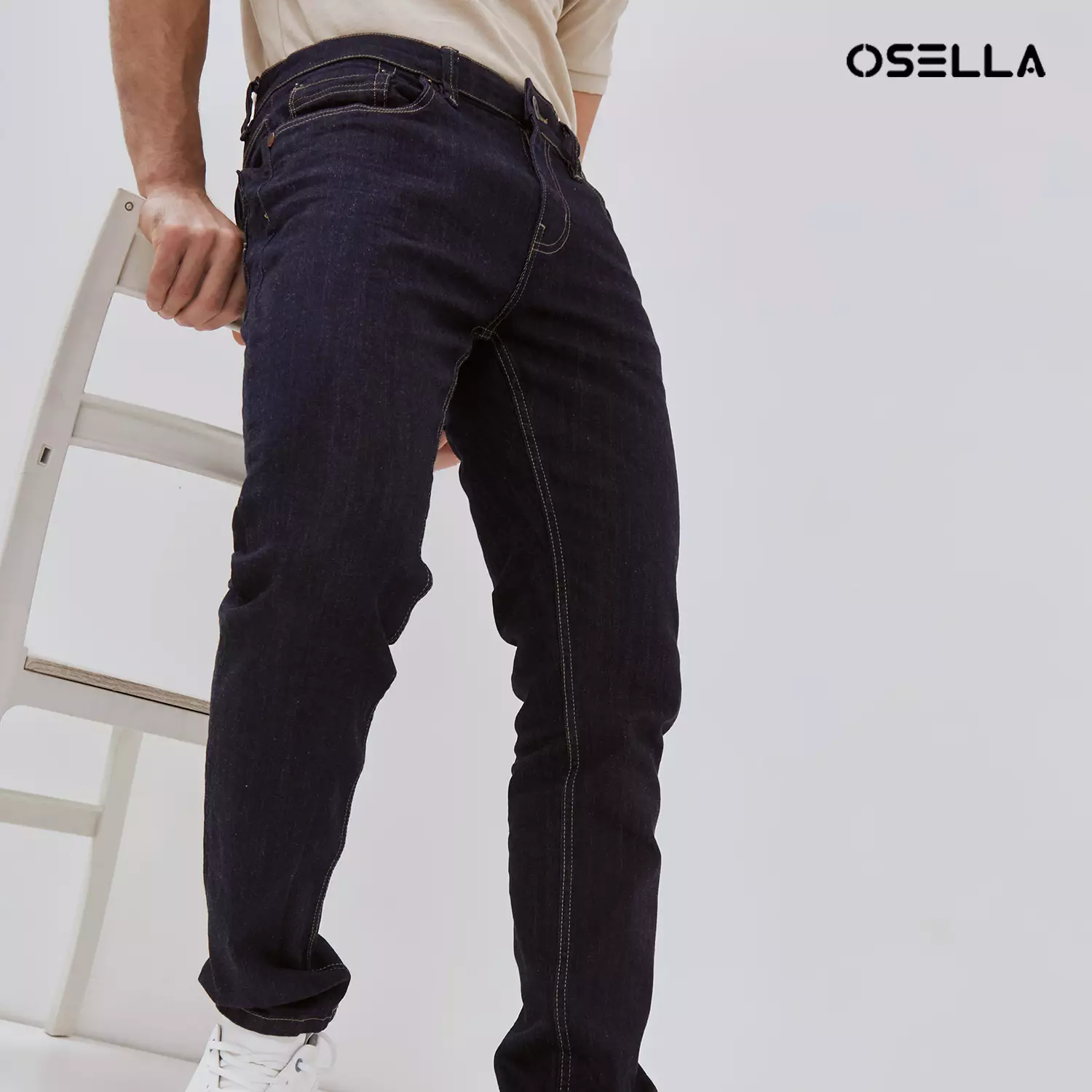 [NEW] Osella Kenny Slim Fit Raw Denim Pants In Raw Denim 208O5001A3 | Celana Jeans Panjang Laki Laki