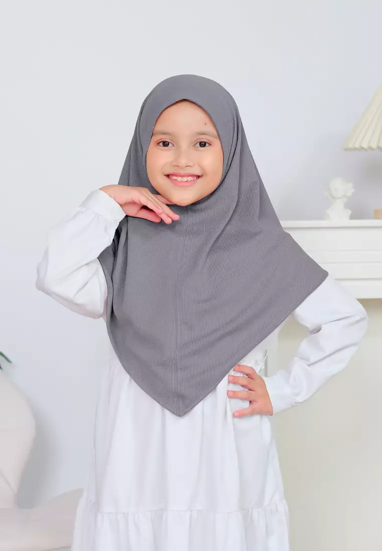 Cotton Bee - Mileya Knit Bergo Anak | Hijab Instan Anak | Kerudung Anak