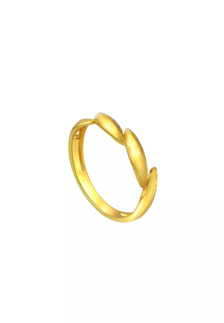TOMEI Sri Puteri, The Anyaman Series Ring, Yellow Gold 916