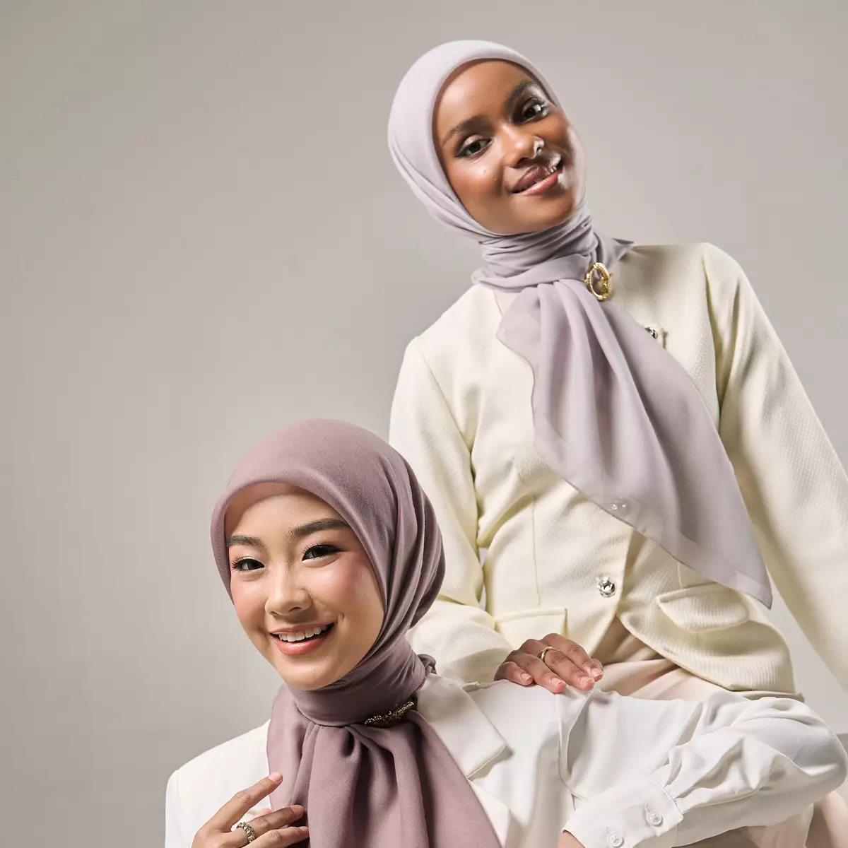 [New Collectio] ZM Zaskia Mecca - Hijab Paris Premium Cloud | Bahan Adem, Fine Stitch, Mudah Dibentuk & Classy