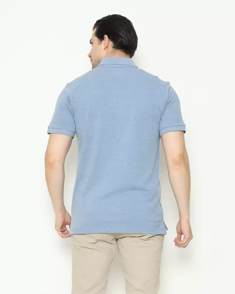 MAGINOT POLO SHIRT PIQUE PRIA LIGHT BLUE