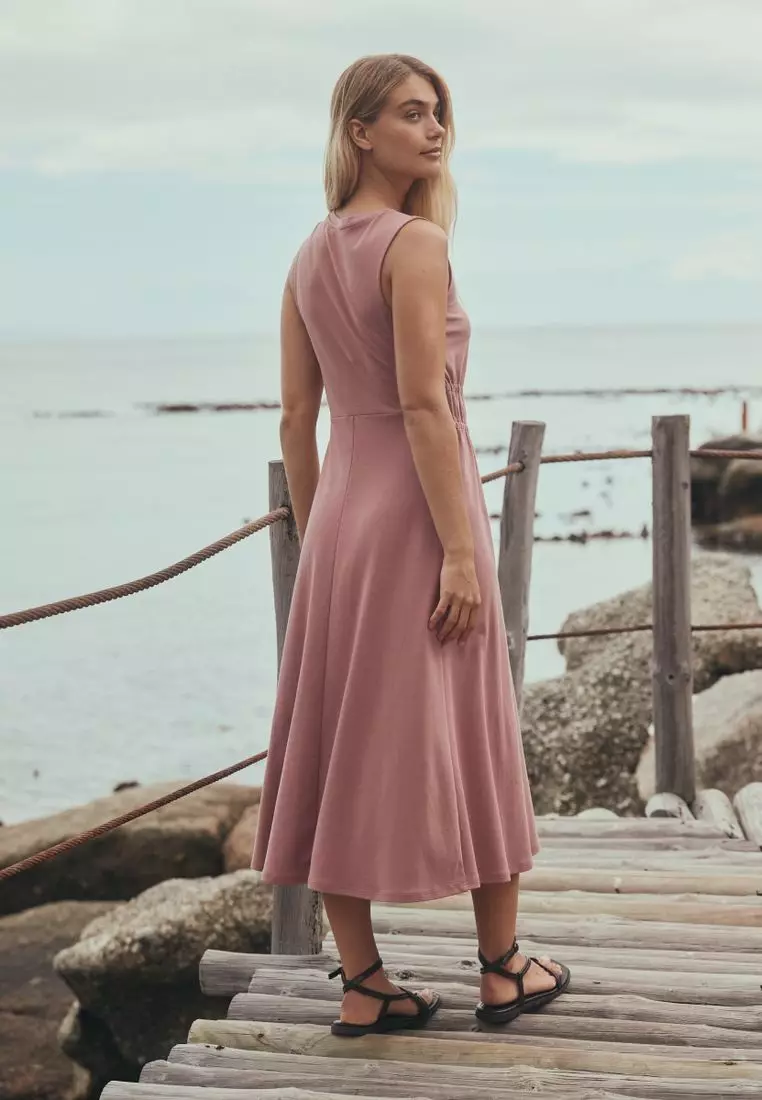 Jersey Midi Dress