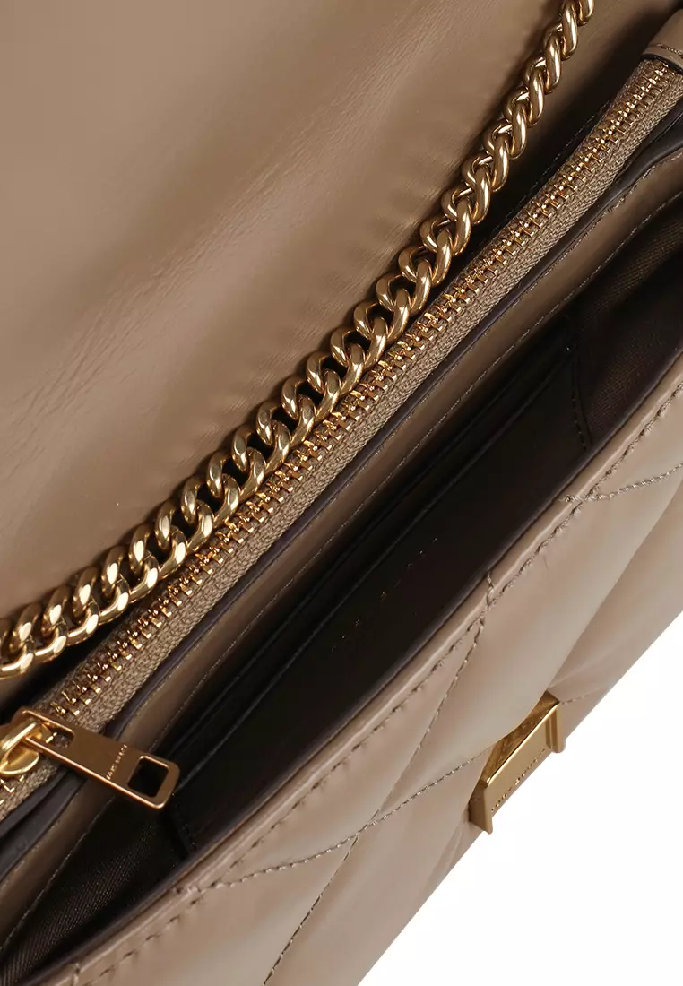 Kira 絎縫鍊條銀包 (tr)