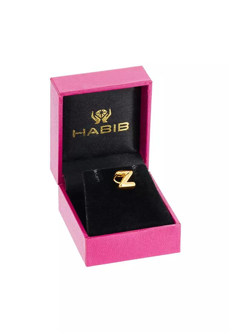 HABIB 916/22K Yellow Gold Alphabet Charm 6800025YZ