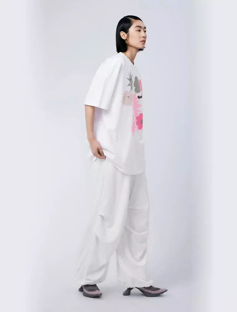 Loose Fit Printed Short Sleeve T-Shirt