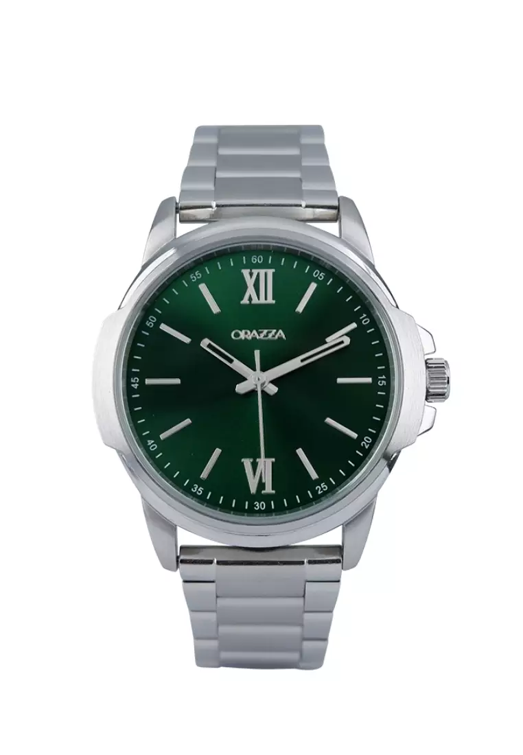 Buy Orazza Braxton Silver Stainless Steel Metal Band Men s Watch