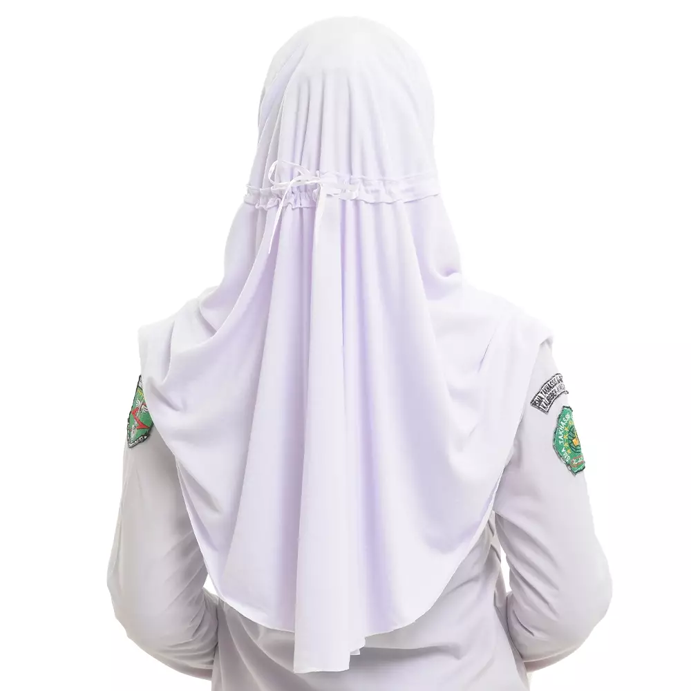 Rabbani - Kerudung Sekolah Instan Innova Lx - White L (New)