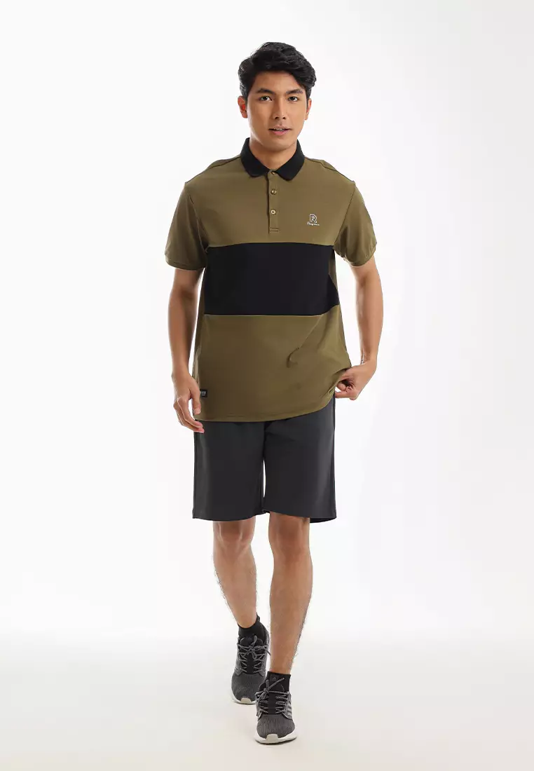 Forest Premium Cotton 210gsm Cut & Sew Polo T Shirt Men  - 24017-48Olive
