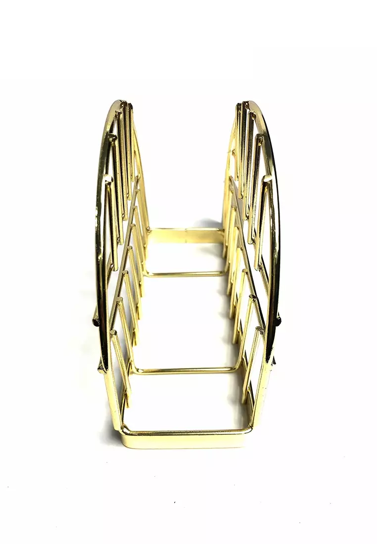 Buy Slique Signature By Premium Metal Gold Electroplate Paper Napkin Holder 2024 Online ZALORA
