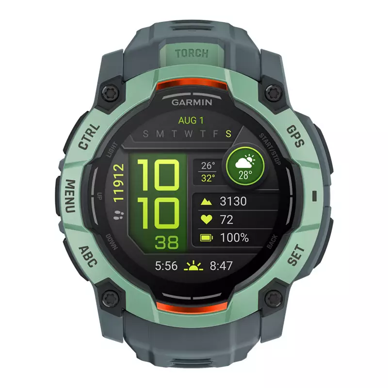 Jam Tangan Pria Garmin Instinct 3 010-03020-41 Smartwatch Amoled Rugged GPS Neotropic Twilight Band Limited Edition