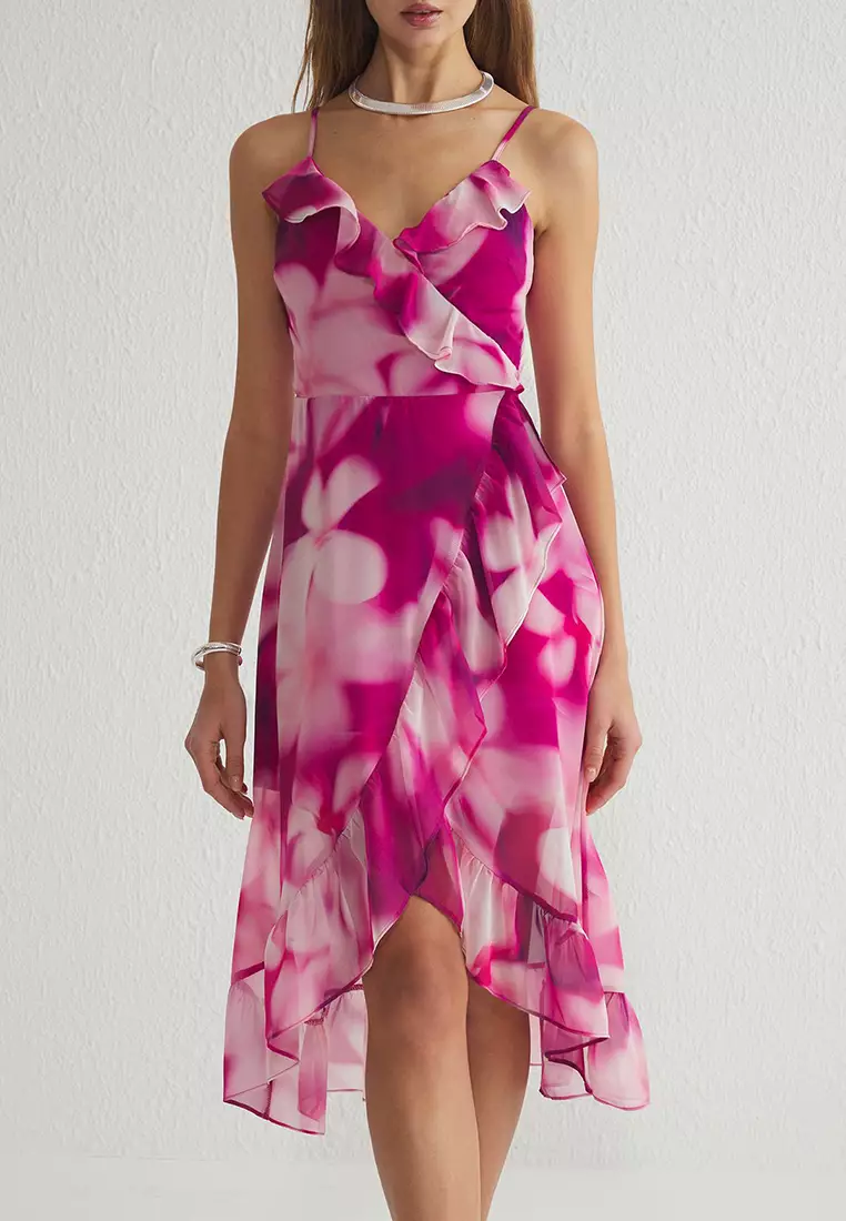 Waterfall Wrap Dress