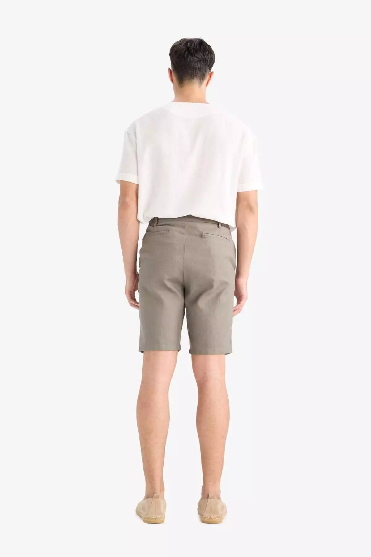 100% Cotton Bermuda Shorts D4268Ax25Sm