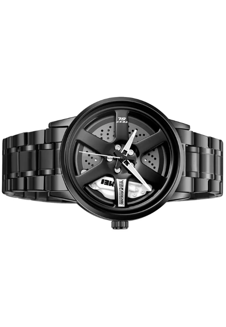 Jam Tangan Analog Pria Waterproof Strap Tali Material Stainless Steel BY25 ORIGINAL