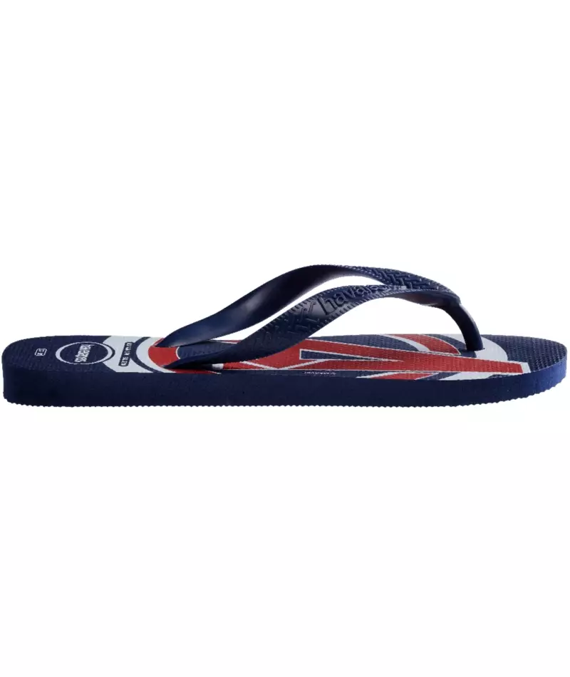 Havaianas Top Marvel Logomania Navy Blue/Navy Blue/Navy Blue - Sandal Pria