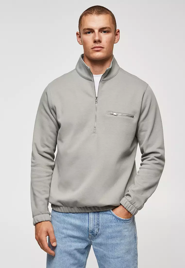 Mango half zip discount sweater