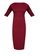ZALORA WORK red Dolman Sleeves Midi Sheath Dress DA83FAA17D0735GS_5