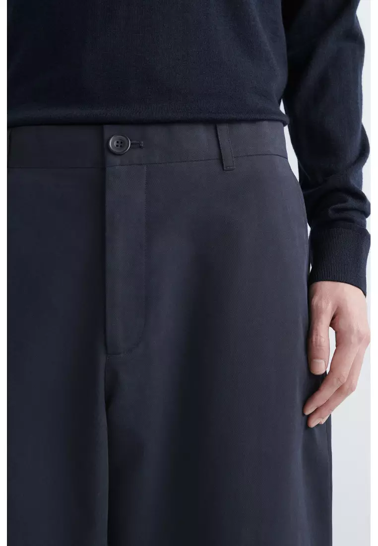 COTTON REGULAR-FIT STRAIGHT-LEG CHINOS