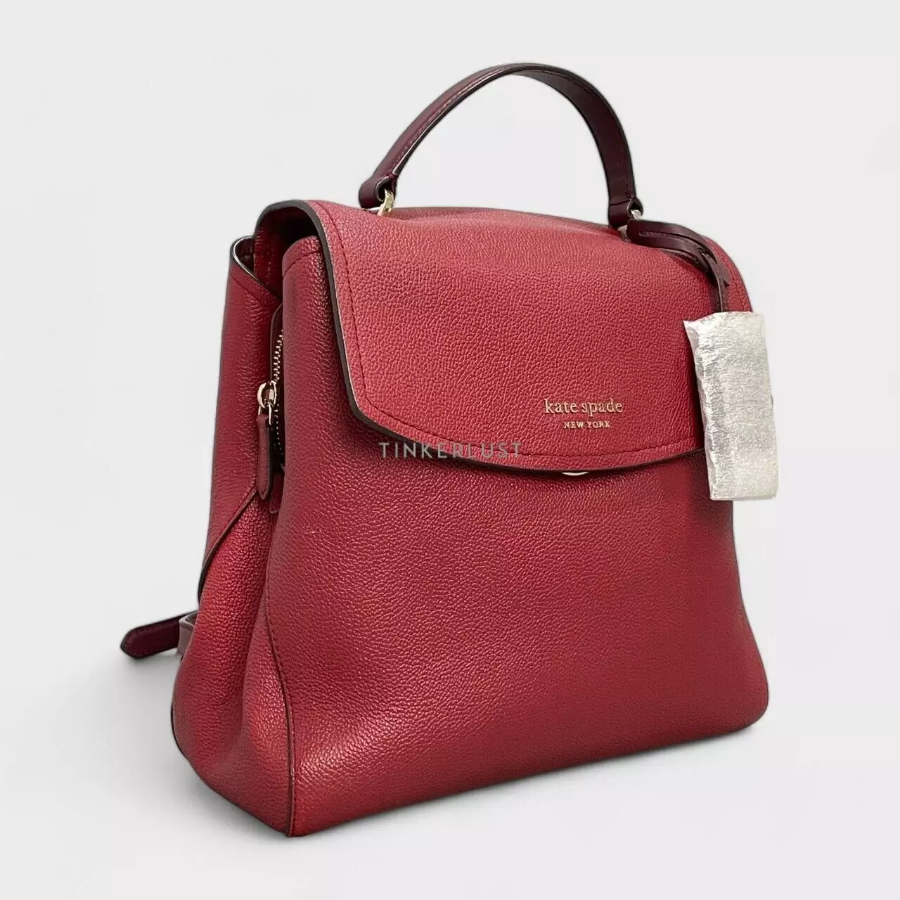 Kate spade red backpack clearance