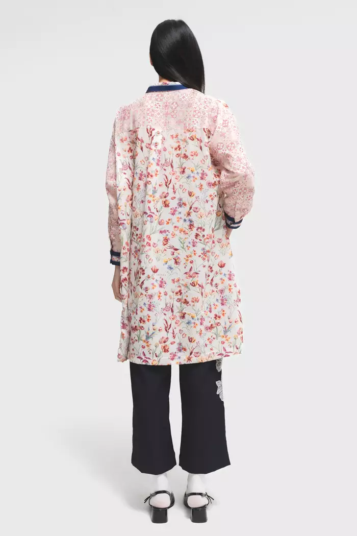 COTTONINK X Artkea - Dress Wanita Navy Noth