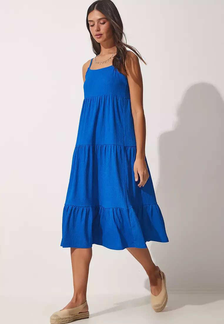 Strappy Tiered Dress