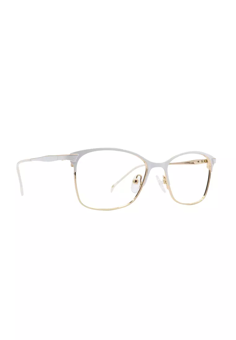 SS1941 (C5-White & Gold) Anti-Radiation Computer Eyeglasses for Women