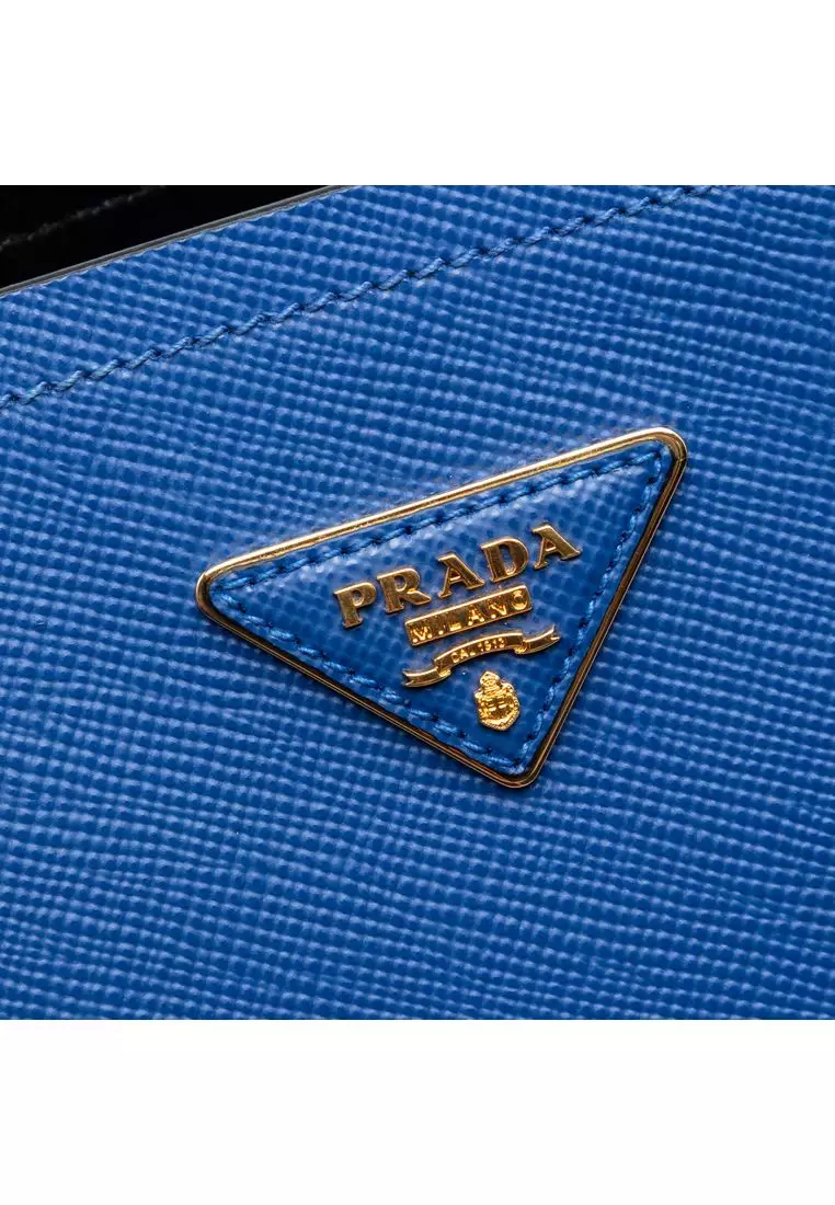 二手 Prada 中 Saffiano Cuir Panier 手提包