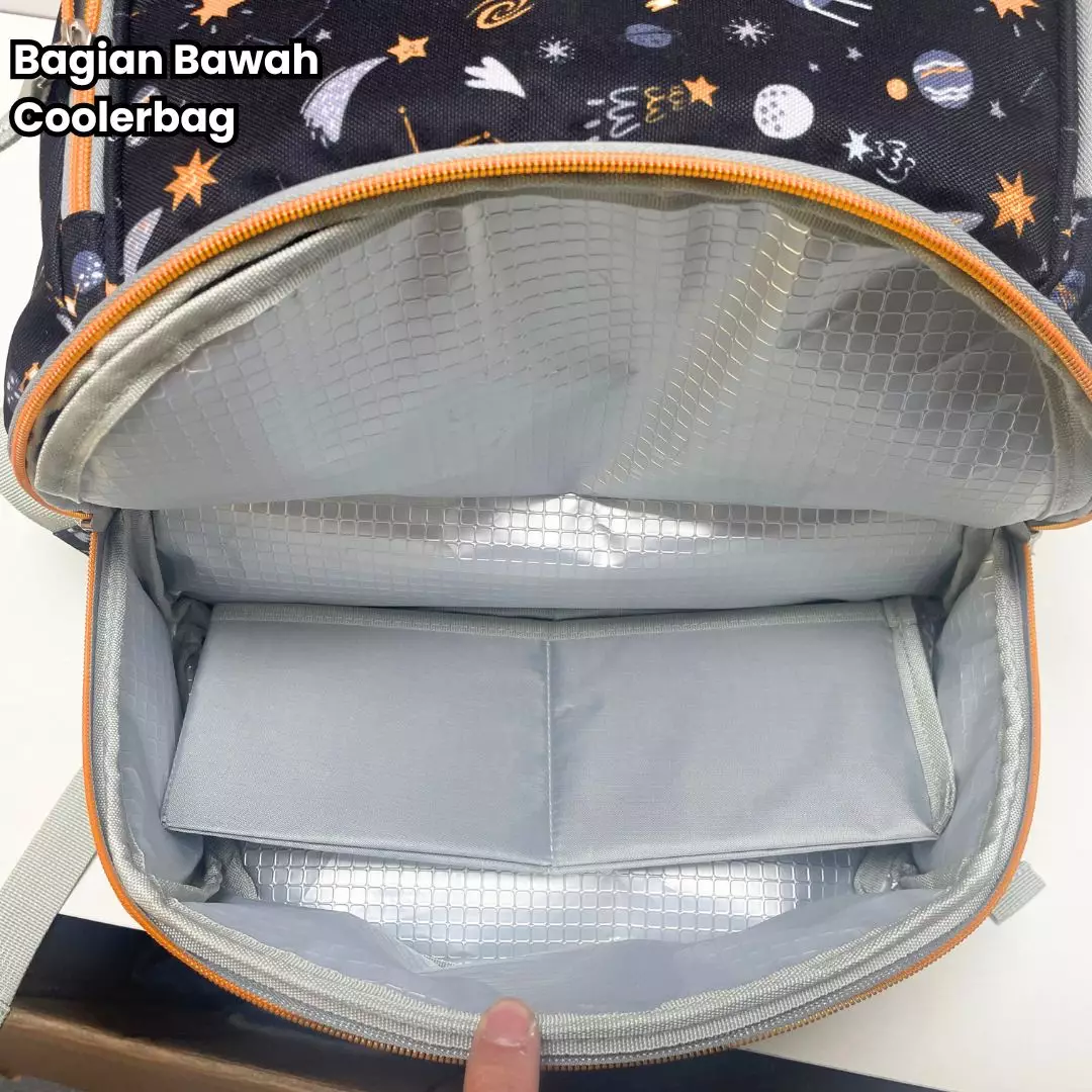 Freckes Kangaroo 2in1 Backpack and Cooler - Tas Asi - Tas Bayi - Owl Blue