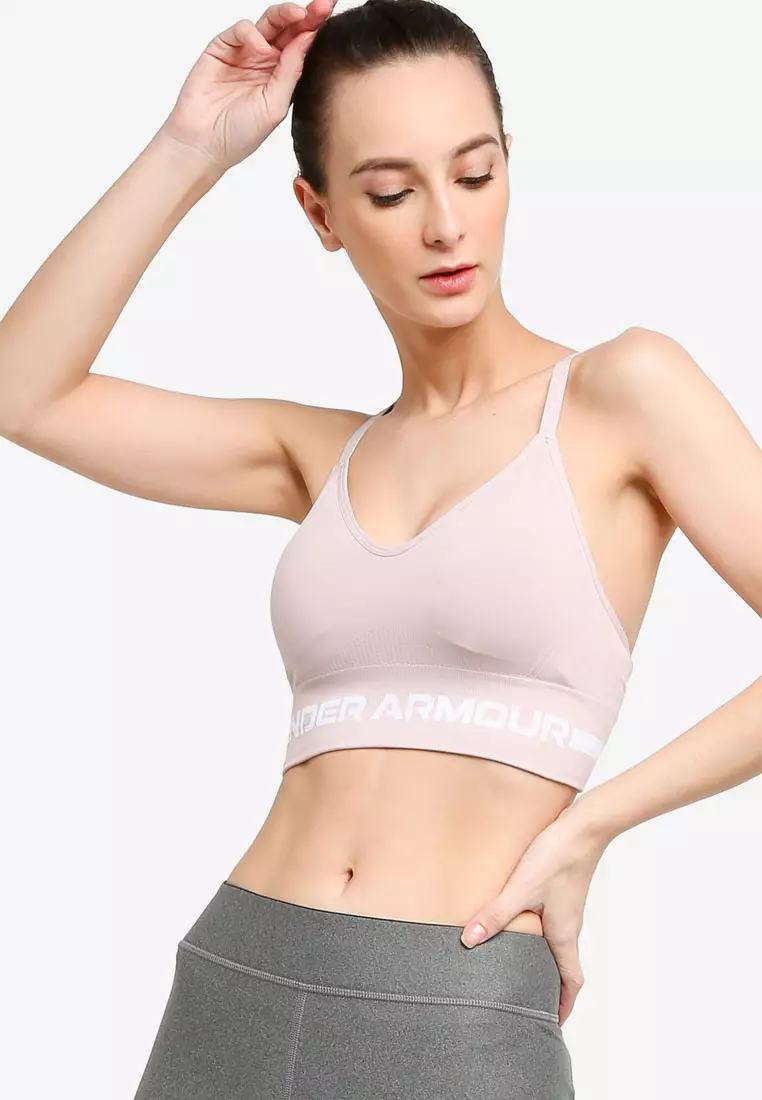 Under armour on sale seamless longline bra