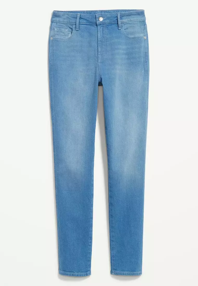 High-Waisted Vintage Slim Jeans