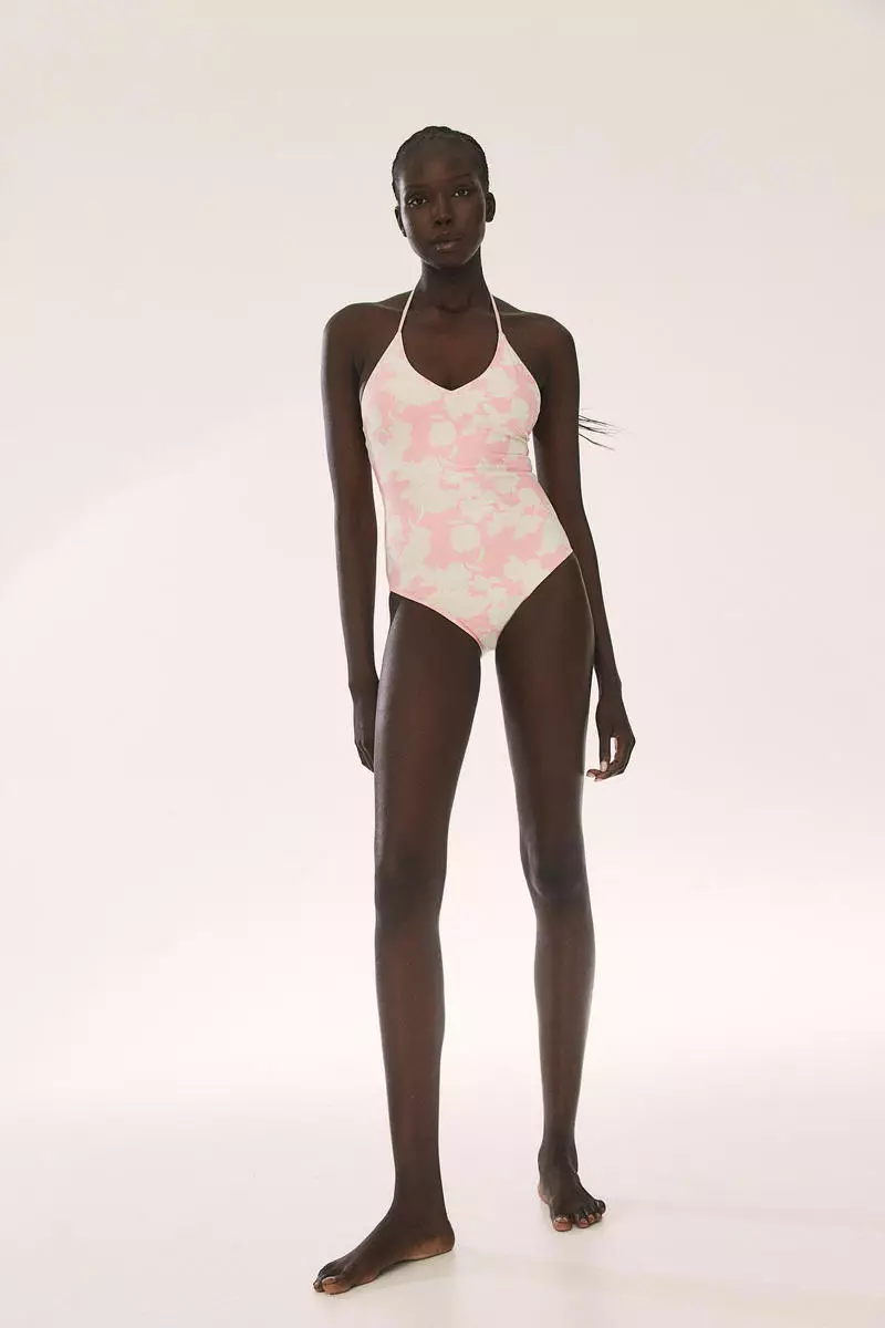 H&m halterneck swimsuit on sale