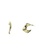 Red's Revenge gold Bold Curves Hoop Earrings CC1E6ACA450C8BGS_1