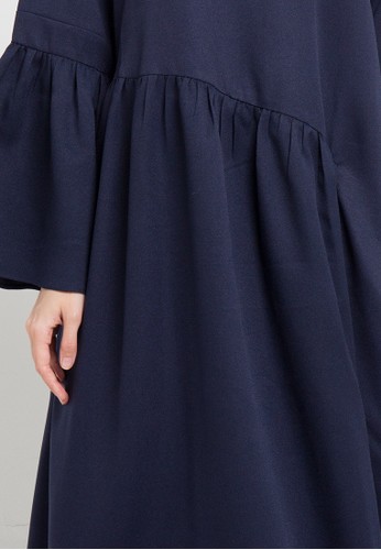 Jual Zumara  Wide Sleeve Pleats Gamis Original ZALORA 