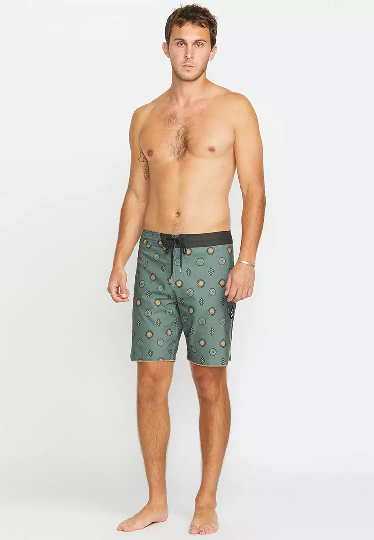 MBS MISTER FIB SCLP STONEY 19 BOARDSHORTS LIGHT OLIVE