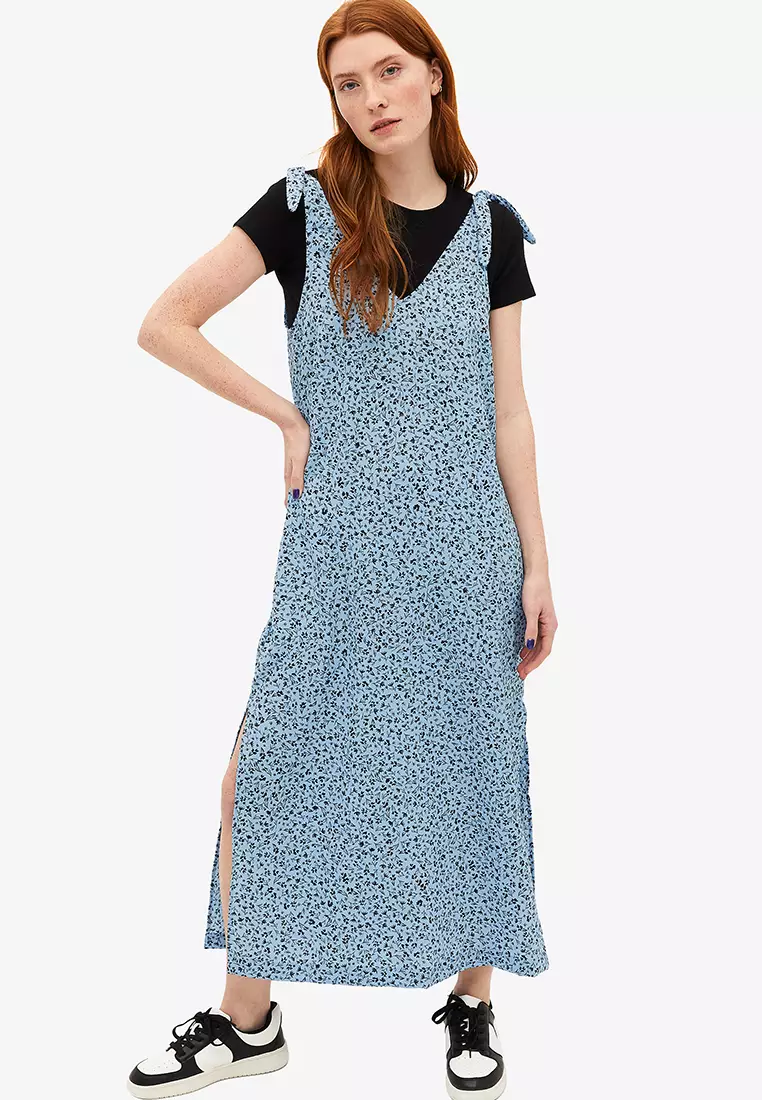 Monki polka clearance dot dress
