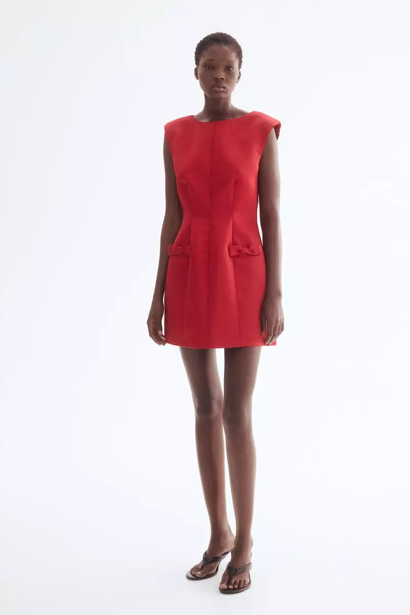 Bow-detail dress