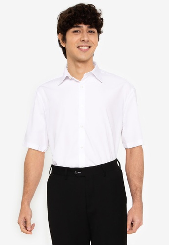 G2000 white Smart Fit Tech Bamboo Shirt A3952AA2A36006GS_1