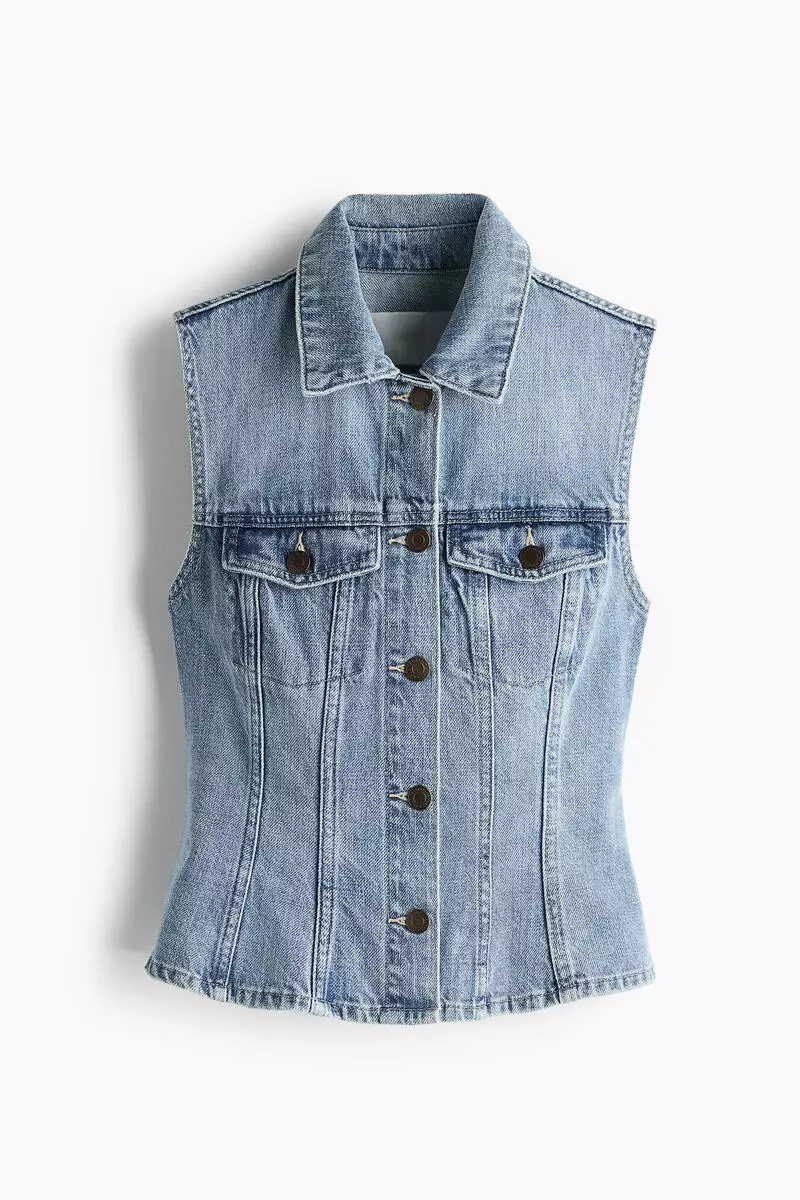 Denim waistcoat