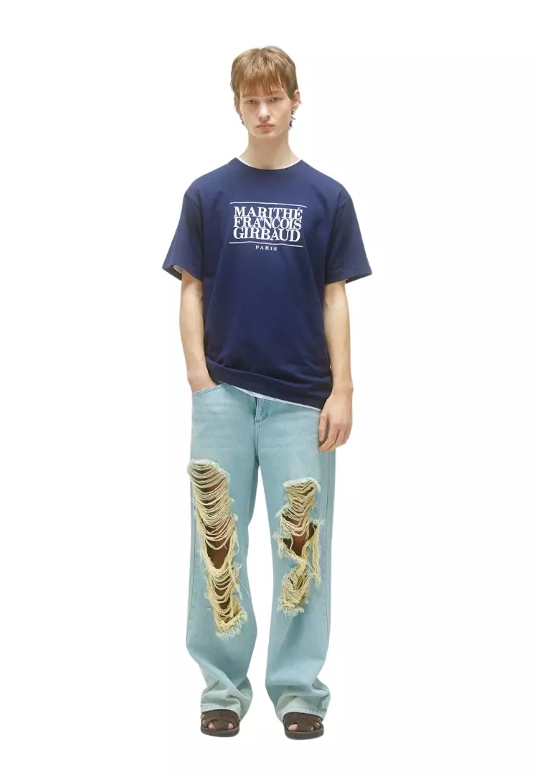 Classic Logo Tee - Navy