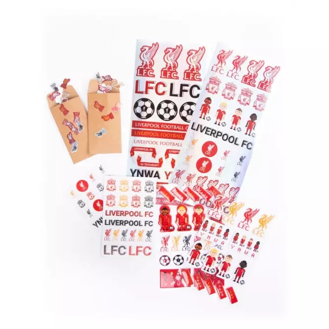 Liverpool FC  Sticker Set  - Official LFC Accessories Stiker Set