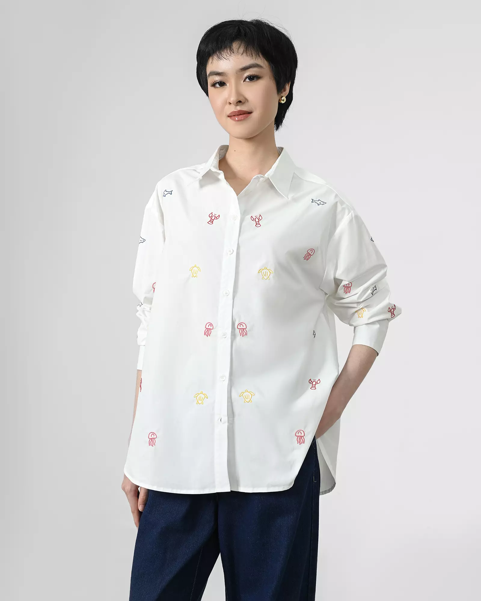 Geulis.id COVE SHIRT - BROKENWHITE