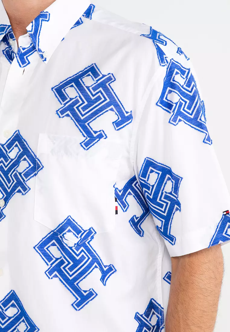 Monogram dress shirts online hot sale