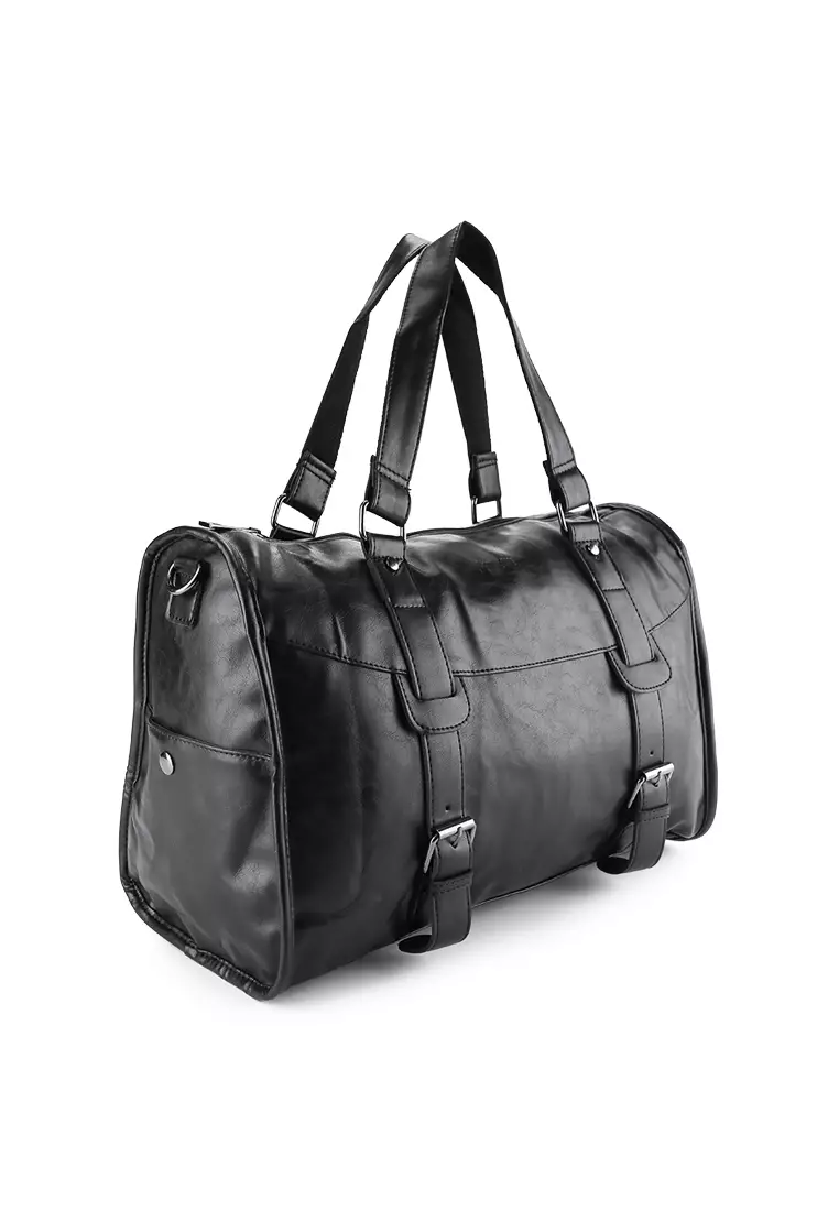 Jual Urban State Distressed Leather Nomad Duffel Bag Original 2023 ...