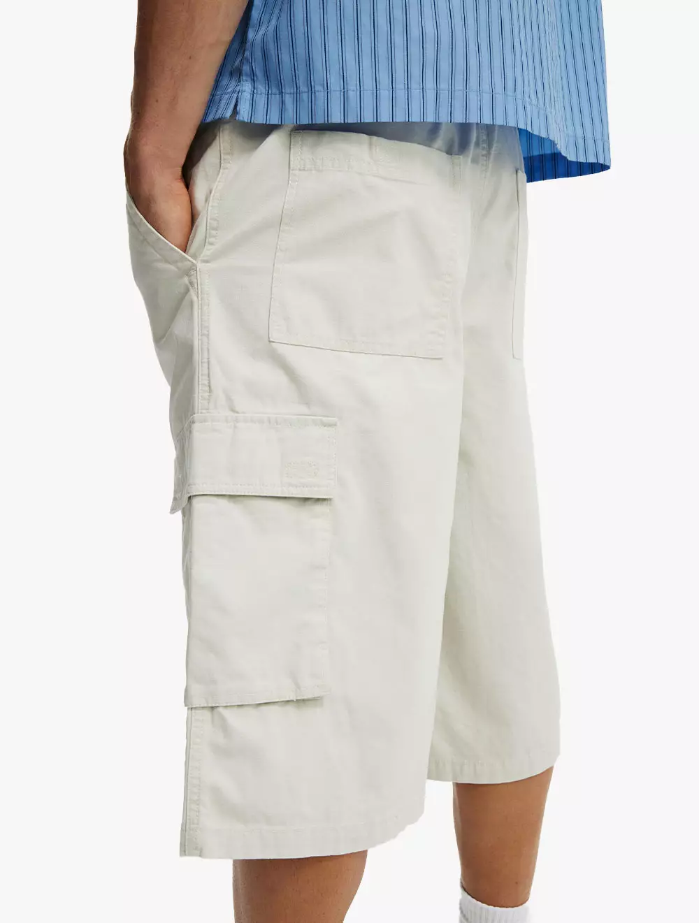 Cotton On - SHORTS - Super Baggy Cargo Short - STONE