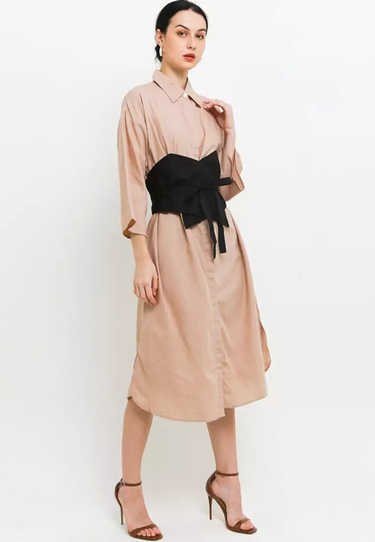 Dress Yona Beige