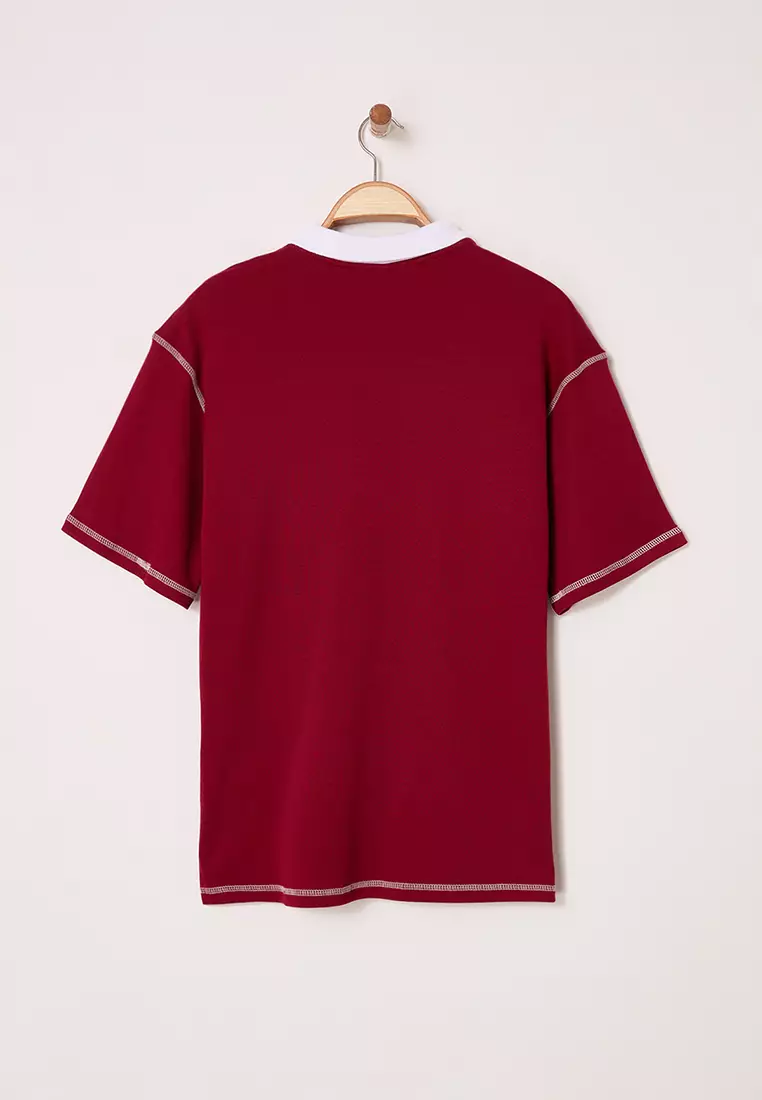 Stitch Detail Polo Shirt